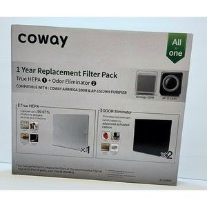 Coway All in One 1 Year Replacement Filter Pack New in Box
